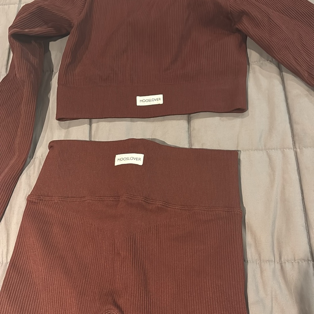 mooslover Ribbed Two-Piece Set - Picture 2 of 3